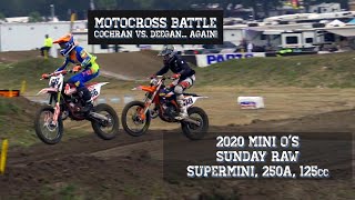 Deegan vs Cochran AGAIN 2020 Mini Os Sunday RAW ft Supermini  250A  125cc [upl. by Aurel]