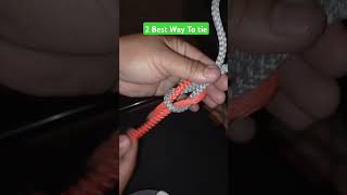 2 ways to tie diyideas knot [upl. by Fawcett]