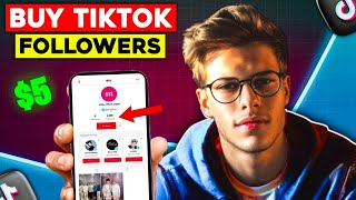 How to Buy Tiktok Followers For 5  StepbyStep Tutorial 2024 [upl. by Dyana]