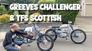 Greeves Challenger and Scottish 2stroke motorcycles [upl. by Herrick]