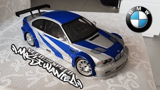 BMW M3 GTR 118 Miniature Need For Speed Most Wanted Build [upl. by Atirac]