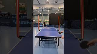 Worlds most beautiful table tennis shot tabletennis pingpong [upl. by Llenrup531]