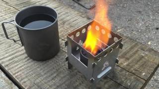 Bushcraft Essentials Bushbox with Toaks Titanium alcohol burner [upl. by Bathilda]