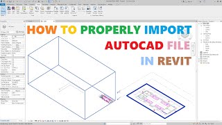 Import CAD file in Revit [upl. by Kela729]