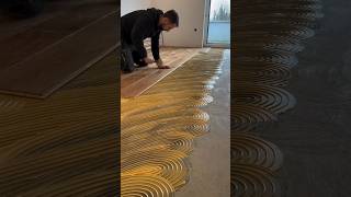 Wooden Floor Installation construction hardworking Getting Rich with your hands woodenfloor [upl. by Collier]