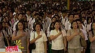 UB Flag ceremony sa Caloocan High School [upl. by Nnawaj]