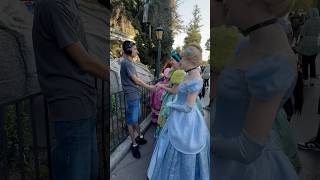 Thomas seeing Cinderella Drizella and Anastasia all together shorts disneyland autism [upl. by Aicenek]