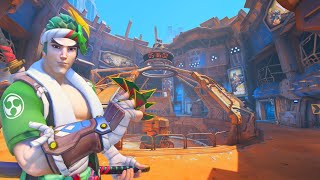 Overwatch 2  Genji Gameplay No Commentary [upl. by Roswell]