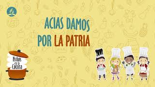 GRACIAS DAMOS POR LA PATRIA   MARCHA ECV 2024   Niños en la Cocina  Kelly Sáenz [upl. by Purcell]