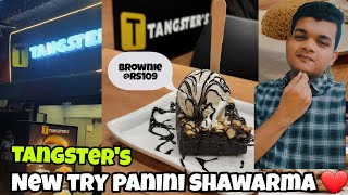 Tangsters restaurant Madurai brownie only for Rs109🤯panini shawarma ❤️ [upl. by Arch]