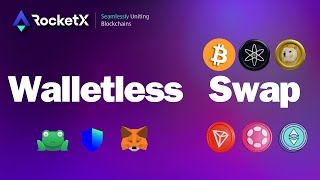 How to perform Walletless Swaps with RocketX  DeFi [upl. by Chambers]