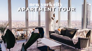 NYC APARTMENT TOUR  Modern amp Minimal Luxury High Rise [upl. by Andel]