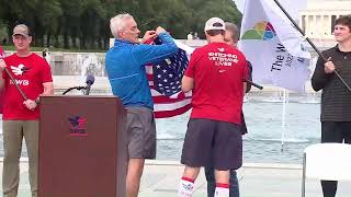 The World Games 2022 Flag Relay from Washington DC to Birmingham [upl. by Carolan]