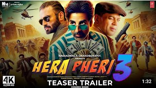 Hera Pheri 3  Trailer 1  Akshay Kumar Paresh Rawal Suniel Shetty Kiara Advani  JIO HINDI [upl. by Ellitnahc]