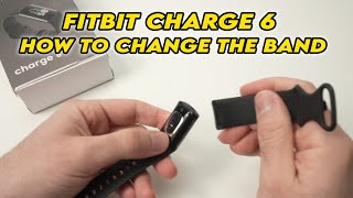 Fitbit Charge 6 How to Change the Band Wrist Strap [upl. by Sarkaria]