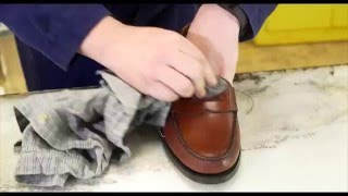 Shoe Finishing  Prime Leather Finishes [upl. by Lezti]