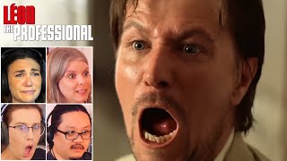 LEON THE PROFESSIONAL 1994  LEON VS EVERYONE REACTIONS  FIRST TIME WATCHING [upl. by Anhej]