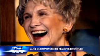 Alice Munro Wins Nobel Prize For Literature [upl. by Aelam844]