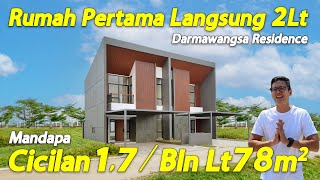 Rumah 2 Lantai Premium Harga 1 M Mandapa Darmawangsa Residence [upl. by Halyhs]