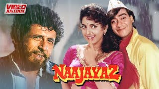 Naajayaz Movie  Video Jukebox  Ajay Devgn  Juhi Chawla  Bollywood Hindi Songs  1995 [upl. by Atiekal968]