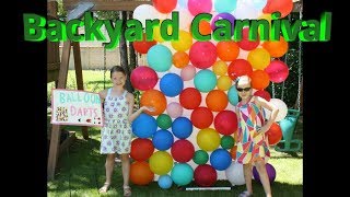 Backyard Carnival Party [upl. by Adiari]