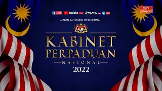 LANGSUNG Pengumuman Kabinet Kerajaan Baharu oleh Perdana Menteri  2 Disember 2022 [upl. by Enyala]