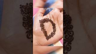 Letter name art with Mehandi design❤️nameart mehndi mehandimehndidesign shorts youtube design [upl. by Ordnasil]