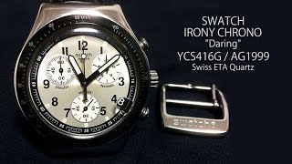 Swatch Irony Chrono quotDaringquot YCS416G AG1999 [upl. by Nelehyram]