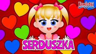 Serduszka i kolory dla dzieci po polsku 🧡💛💚💙 Bajki dla małych dzieci Walentynki  Kamlotki [upl. by Jeaz]