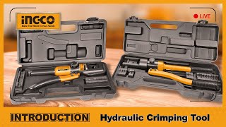 INGCO Hydraulic crimping tool HHCT01240 HHCT0170 [upl. by Chancellor479]