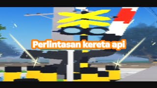 Perlintasan kereta Api Jpl 09B  railroadcrossingindonesia palangperlintasankeretaapiindonesia [upl. by Byron]