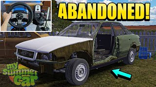 I Found ABANDONED AUDI A80 in My Summer Car [upl. by Holli506]