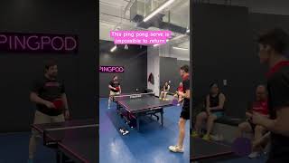 PingPod Unreturnable ping pong serve [upl. by Neladgam]