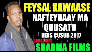 Feysal Xawaase Hees Cusub 2017 Ujeedo Nafteydaay Ma Quusato [upl. by Fawcette155]