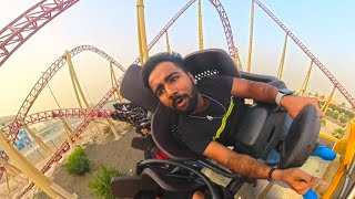 Fastest Roller coaster me aagye 😱120kmph [upl. by Adianes]