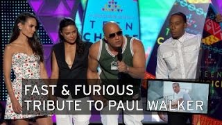 Vin Diesel rinde homenaje a Paul Walker Subtitulado [upl. by Netsryk637]