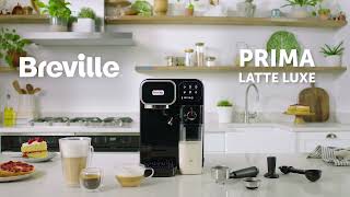 Breville Prima Latte Luxe One Touch Espresso Maker VCF166 [upl. by Ardnuas]