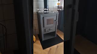 Freestanding wood burning stove 12KW woodburningstove woodburner woodstove homeheating [upl. by Awe168]