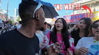 When Chinese Girls Saw BLACK GUY SPEAK PERFECT CHINESE They Said This🤯 [upl. by Juna]