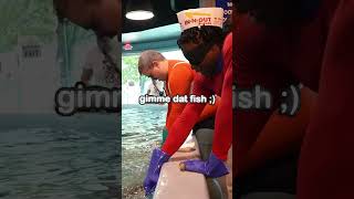 Getting FREAKY at an Aquarium prank 😂🐠 prank kaneljoseph [upl. by Ainesey]