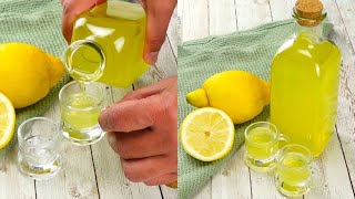 Homemade limoncello the fresh and delicate summer liqueur [upl. by Aikimat]