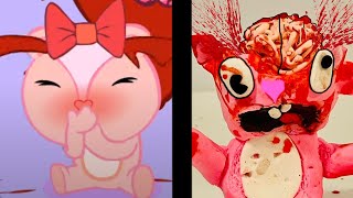 HAPPY TREE FRIENDS IN PLASTICINE Giggles Smoochies [upl. by Alpheus]