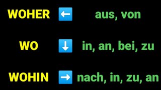 A1 A2 B1  Deutsch lernen Grammatik Test Deutsche Grammatik Präpositionen [upl. by Anid]