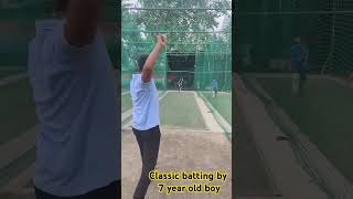 Classic batting by 7 year old boy kapil October 26 2024 [upl. by Fosque]