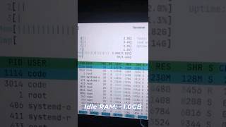 Zorin OS 17  Idle RAM Usage linux zorinos [upl. by Pontus665]