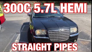 2006 Chrysler 300 C DUAL EXHAUST w STRAIGHT PIPES [upl. by Asil]