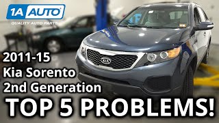 Top 5 Problems Kia Sorento SUV 2nd Generation 201115 [upl. by Hsan435]