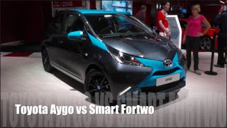 Toyota Aygo 2015 vs Smart Fortwo 2015 [upl. by Nabroc]