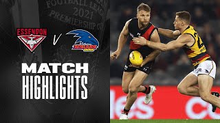 Essendon v Adelaide Crows Highlights  Round 17 2021  AFL [upl. by Hach960]