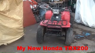 Honda TRX200 Craigslist deal Honda ATC200ES turned into an ATV [upl. by Standley]